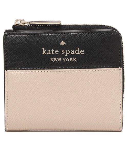 kate spade new york(ケイトスペードニューヨーク)/ケイトスペード アウトレット 二つ折り財布 ステイシーカラーブロック ベージュ レディース KATE SPADE WLR00121 129/img05