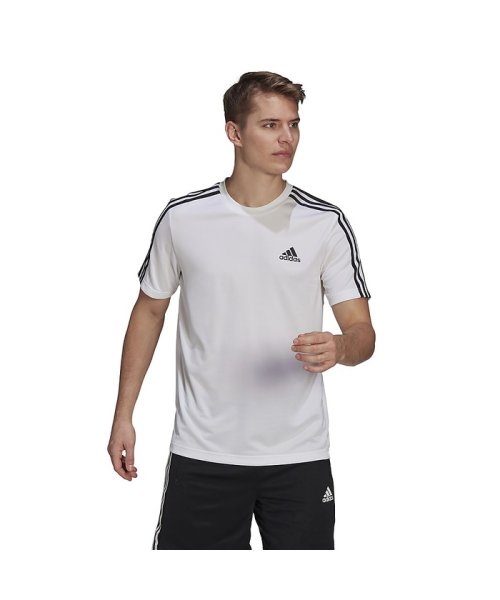 セール アディダス メンズ エアロレディ D2m スポーツ 3ストライプス 半袖tシャツ M Aeroready D2m Sport 3st Tee アディダス Adidas Magaseek