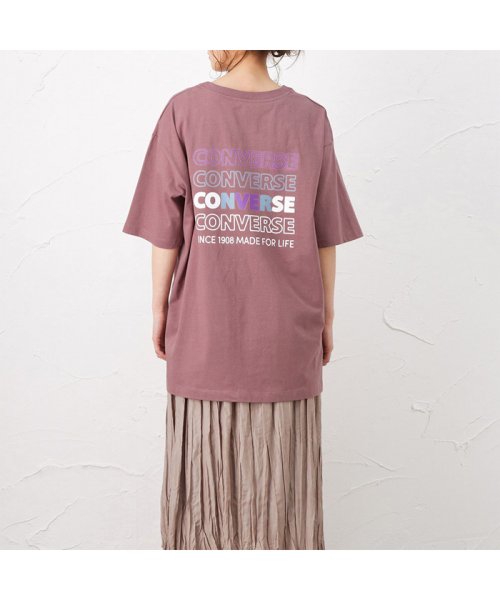 MAC HOUSE(women)(マックハウス（レディース）)/CONVERSE コンバース 天竺切替ビッグTシャツ 1282－7868/img06