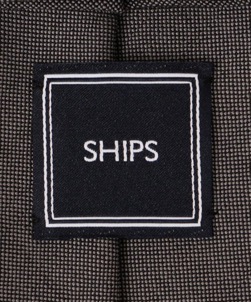 SHIPS MEN(シップス　メン)/SHIPS:カノニコ トロピカルウール シャークスキン 無地 ネクタイ/img02
