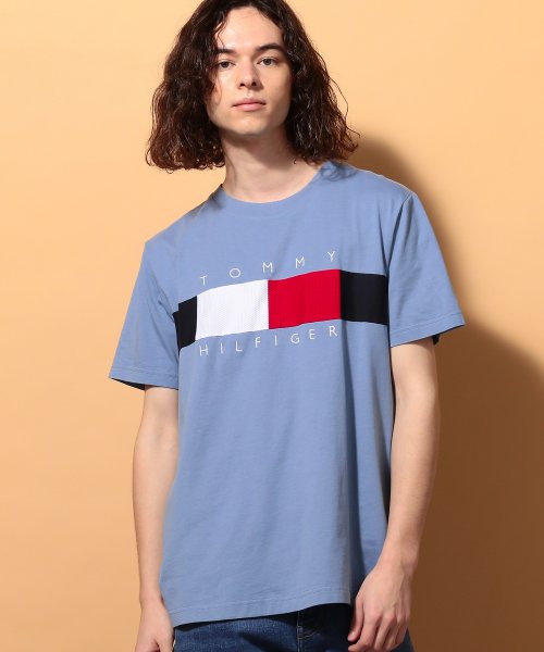 セール 50 Off フラッグロゴtシャツ トミーヒルフィガー Tommy Hilfiger Magaseek