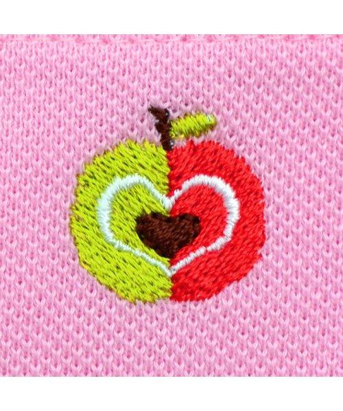 COLORFUL CANDY STYLE(カラフルキャンディスタイル)/ポロシャツ 半袖 100cm ピンク×リンゴ（刺繍入り）/img04