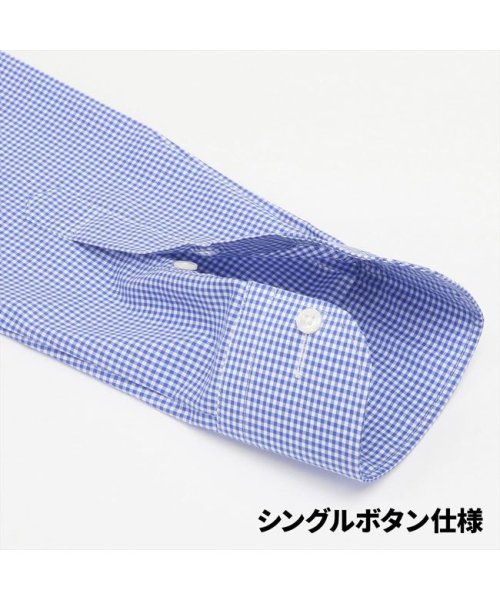 TOKYO SHIRTS(TOKYO SHIRTS)/【国内縫製】形態安定 ボタンダウン 綿100% 長袖ビジネスワイシャツ/img06
