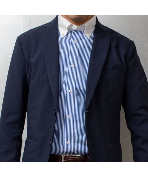 TOKYO SHIRTS(TOKYO SHIRTS)/【国内縫製】形態安定 ボタンダウン 綿100% 長袖ビジネスワイシャツ/img04