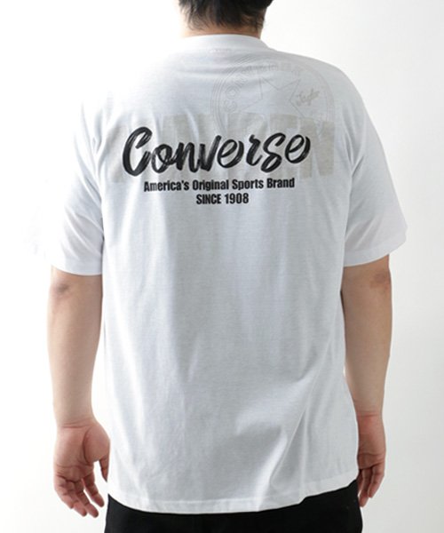 MARUKAWA(大きいサイズのマルカワ)/【CONVERSE】コンバース Tシャツ 大きいサイズ バック ロゴ プリント 半袖 ティーシャツ アメカジ カジュアル/img10