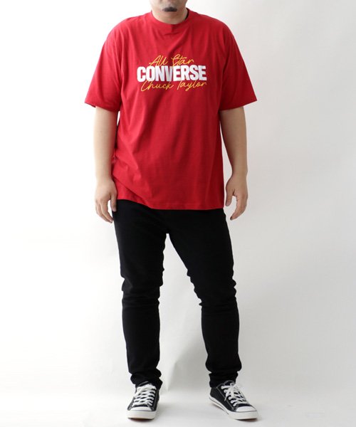 MARUKAWA(大きいサイズのマルカワ)/【CONVERSE】コンバース Tシャツ 大きいサイズ ロゴ プリント 半袖 ティーシャツ アメカジ カジュアル/img04