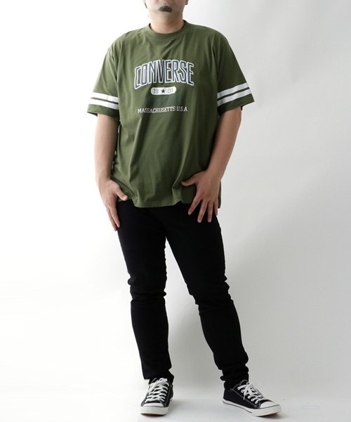 MARUKAWA(大きいサイズのマルカワ)/【CONVERSE】コンバース Tシャツ 大きいサイズ ロゴ プリント 半袖 ティーシャツ アメカジ カジュアル/img04