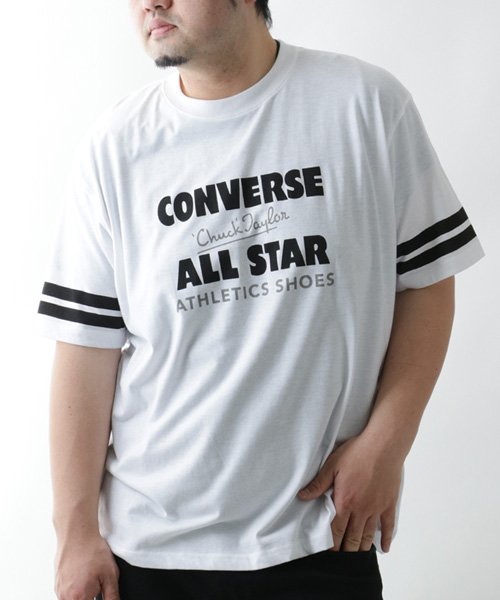 MARUKAWA(大きいサイズのマルカワ)/【CONVERSE】コンバース Tシャツ 大きいサイズ ロゴ プリント 半袖 ティーシャツ アメカジ カジュアル/img10