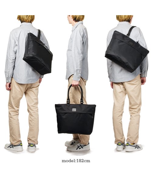 Manhattan Portage BLACK LABEL(マンハッタンポーテージ ブラックレーベル)/マンハッタンポーテージ ブラックレーベル トートバッグ メンズ A4 B4 Manhattan Portage BLACK LABEL mp1338twlbl/img04