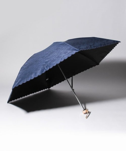 LANVIN Collection(umbrella)(ランバンコレクション（傘）)/LANVIN COLLECTION（ランバンコレクション）晴雨兼用折りたたみ日傘　スカラ刺繍レース/img01