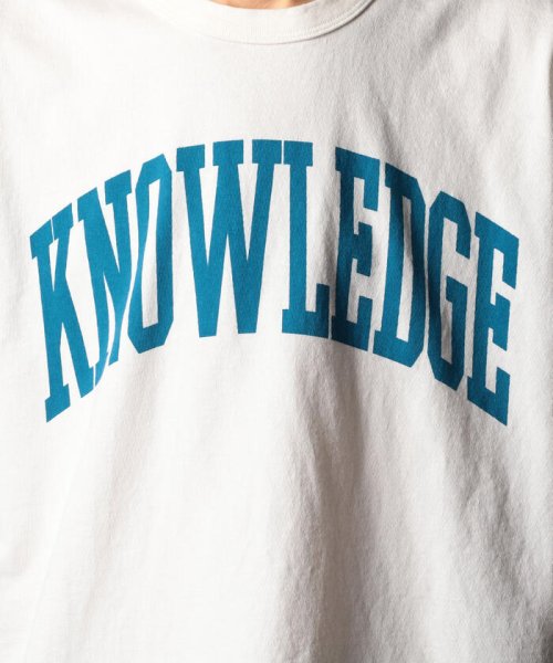 NOLLEY’S goodman(ノーリーズグッドマン)/【BARNS OUTFITTERS/バーンズアウトフィッターズ】別注 KNOWLEDGE プリントTシャツ/img08