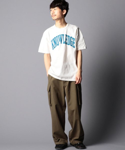 NOLLEY’S goodman(ノーリーズグッドマン)/【BARNS OUTFITTERS/バーンズアウトフィッターズ】別注 KNOWLEDGE プリントTシャツ/img11