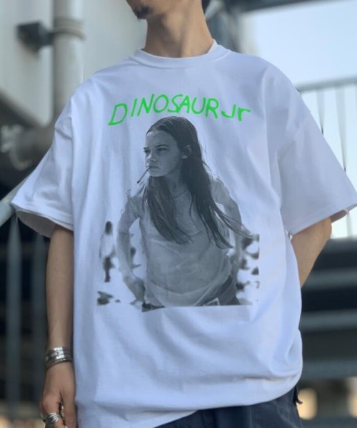 NOLLEY’S goodman(ノーリーズグッドマン)/【KUNG FU/カン・フー】Dinosaur Jr Green Mind 別注 プリント ビッグシルエットＴシャツ/img13