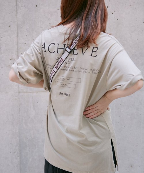 VIS(ビス)/【WEB限定】ロゴプリントビッグTシャツ/img02