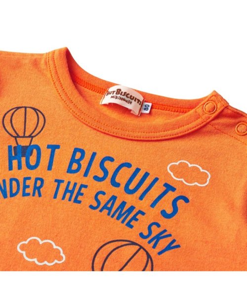 MIKI HOUSE HOT BISCUITS(ミキハウスホットビスケッツ)/気球に乗ったビーンズくん 長袖Ｔシャツ/img07