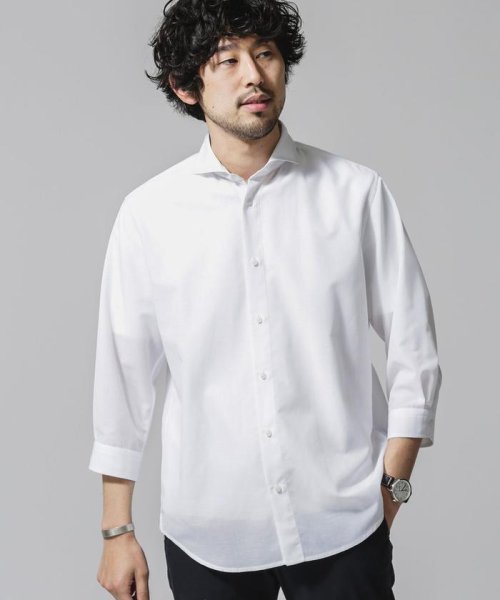 nano・universe(ナノ・ユニバース)/FLOW LINEN SORONA レギュラーシャツ　７分袖/img08