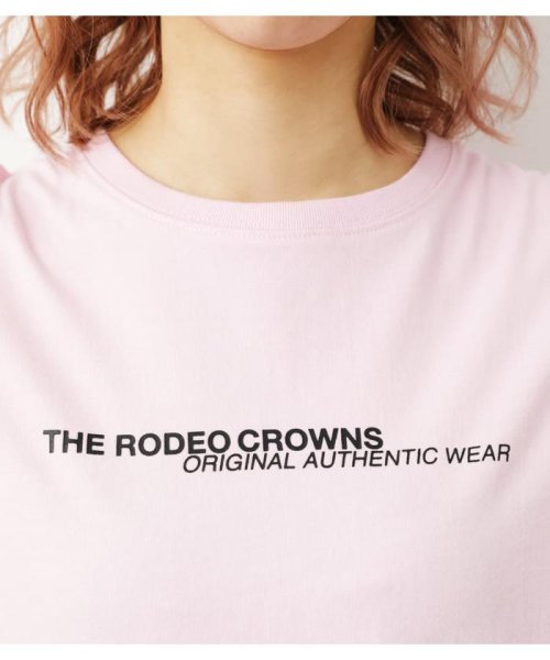 RODEO CROWNS WIDE BOWL(ロデオクラウンズワイドボウル)/PASS LOOSE L／S Tシャツ/img24