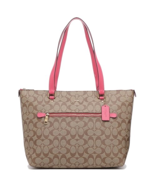 コーチ アウトレット トートバッグ Signature ベージュ ピンク レディース Coach Imd9s コーチ Coach Magaseek コーチ アウトレット トートバッグ Signature ベージュ ピンク レディース Coach Imd9s コーチ Coach Magaseek