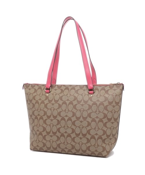 コーチ アウトレット トートバッグ Signature ベージュ ピンク レディース Coach Imd9s コーチ Coach Magaseek コーチ アウトレット トートバッグ Signature ベージュ ピンク レディース Coach Imd9s コーチ Coach Magaseek