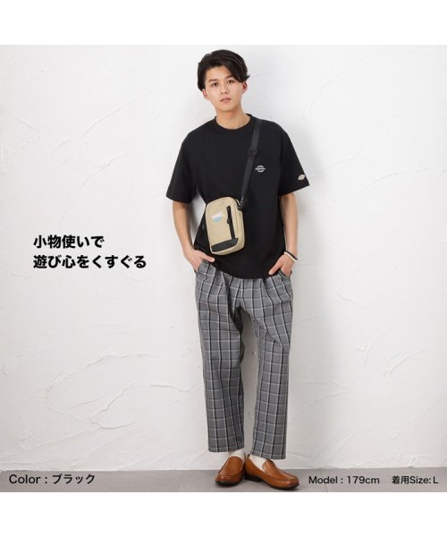 MAC HOUSE(men)(マックハウス（メンズ）)/Dickies ディッキーズ 無地ポケット付き刺繍半袖Tシャツ 1274－8732/img08