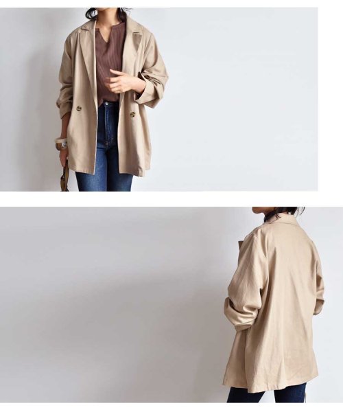 ARGO TOKYO(アルゴトウキョウ)/Linen tailored jacket 21004　リネンジャケット　ジャケット　リネンアウター　夏アウター　春アウター/img06