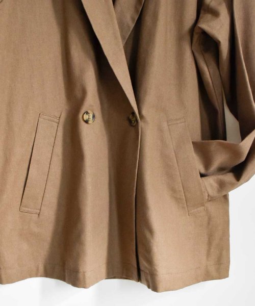 ARGO TOKYO(アルゴトウキョウ)/Linen tailored jacket 21004　リネンジャケット　ジャケット　リネンアウター　夏アウター　春アウター/img20