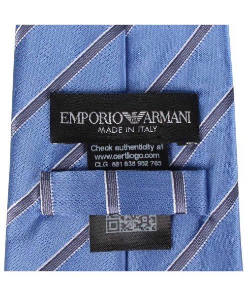 EMPORIO ARMANI(エンポリオアルマーニ)/エンポリオ アルマーニ EMPORIO ARMANI ネクタイ メンズ ストライプ イタリア製 シルク ビジネス 結婚式 TIE/img05
