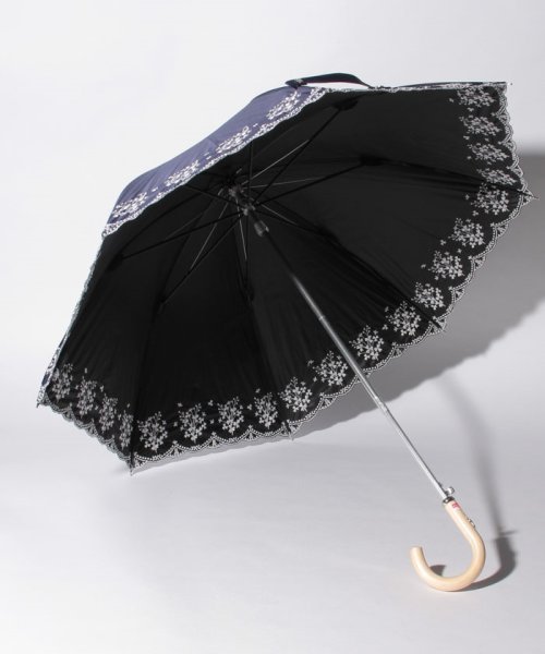LANVIN Collection(umbrella)(ランバンコレクション（傘）)/LANVIN COLLECTION（ランバンコレクション）晴雨兼用日傘　フラワー刺繍/img01