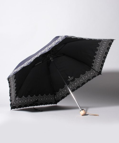 LANVIN Collection(umbrella)(ランバンコレクション（傘）)/LANVIN COLLECTION（ランバンコレクション）晴雨兼用折りたたみ日傘　刺繍/img01