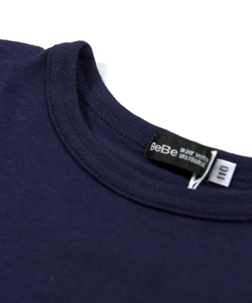 BeBe(ベベ)/【リユース 天竺】 フード モチーフ ロゴ プリント Tシャツ（80～150cm/img14