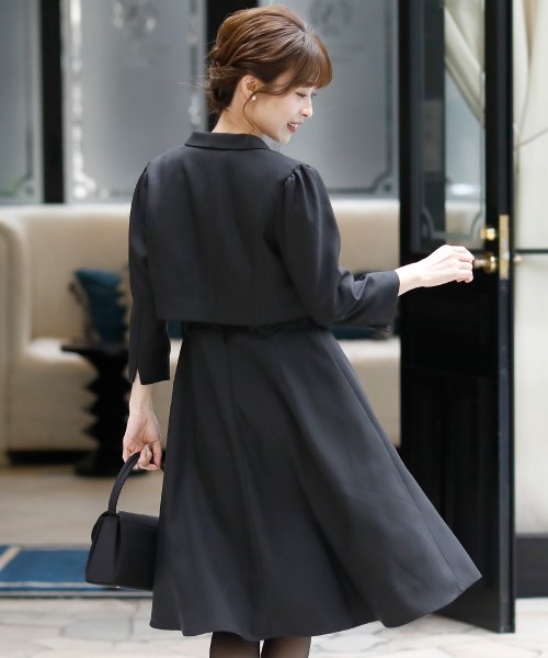 刺繍&レースワンピース&ジャケットセット スカート セレモニースーツ  