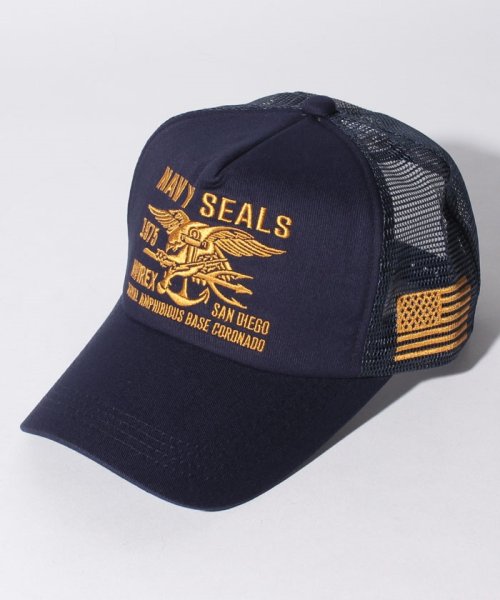 AVIREX(AVIREX)/AX NAVY SELALS MESH CAP/img01