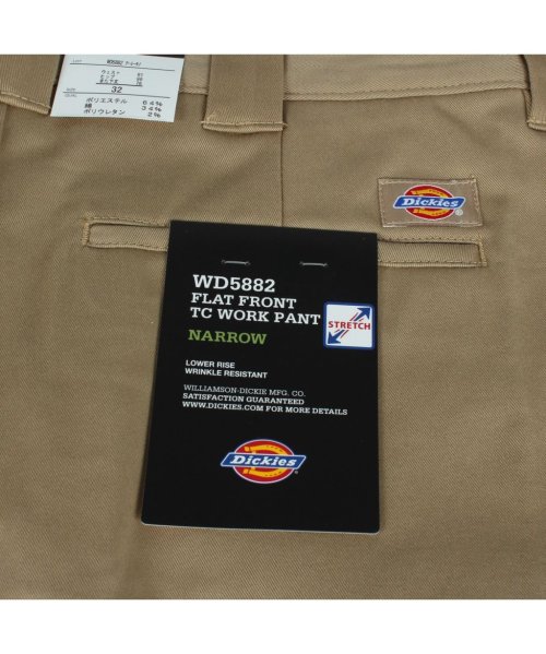 Dickies(Dickies)/ディッキーズ Dickies ストレッチ ワークパンツ パンツ チノパン メンズ TC STRETCH WORKPANTS ブラック グレー ネイビー ベージュ/img10