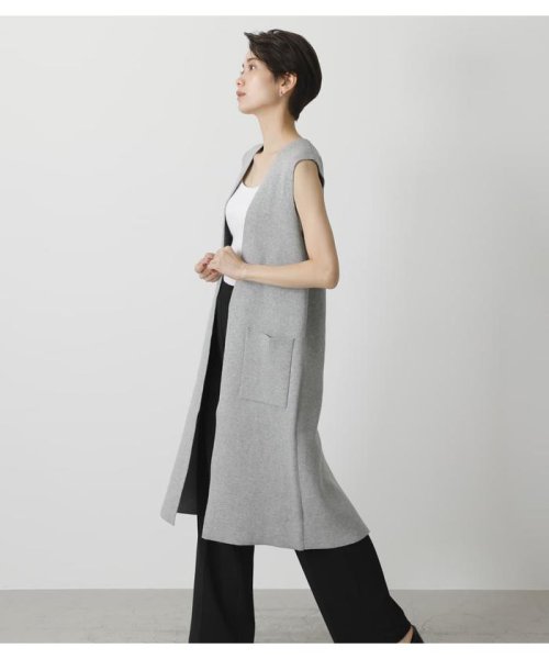 AZUL by moussy(アズールバイマウジー)/LONG KNIT VEST/img19