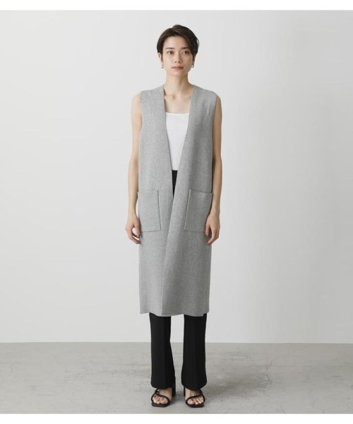 AZUL by moussy(アズールバイマウジー)/LONG KNIT VEST/img22