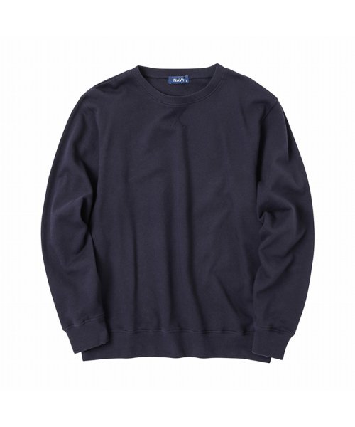 MAC HOUSE(men)(マックハウス（メンズ）)/NAVY ネイビー オーガニックコットン 綿100% ルームウェア 上下セットアップ 304137MH/img20