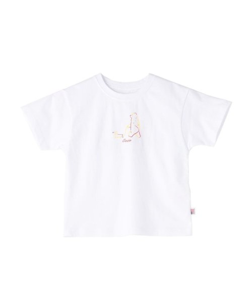 Coen キッズ ジュニア ベアイラストプリントtシャツ Coen キッズ ジュニア ベアイラストプリントtシャツ