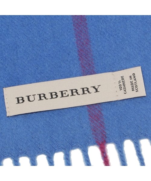 BURBERRY(バーバリー)/バーバリー マフラー ジャイアントアイコン ブルー メンズ レディース BURBERRY 3931312 4301B/img05