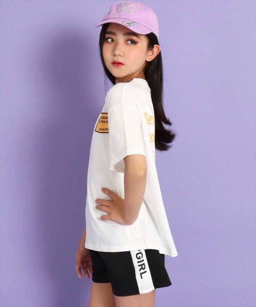 Tシャツ ラインショートパンツセットアップ アナップガール Anap Girl Magaseek Tシャツ ラインショートパンツセットアップ アナップガール Anap Girl Magaseek