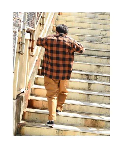 MAC HOUSE(men)(マックハウス（メンズ）)/Dickies ディッキーズ 綿麻ブロックワークシャツ 1270－9402/img03