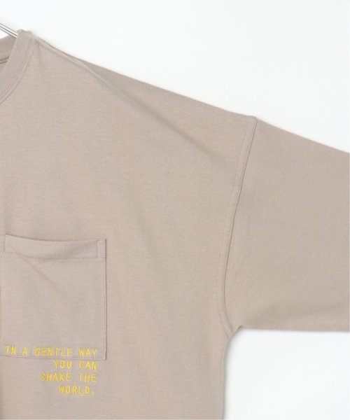 VENCE　EXCHANGE(ヴァンス　エクスチェンジ)/USAコットンポケット刺繍Tシャツ/img07