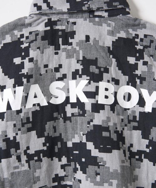 WASK(ワスク)/デジタル 迷彩 二重織 ワイド 半袖 シャツ (100~160cm)/img08
