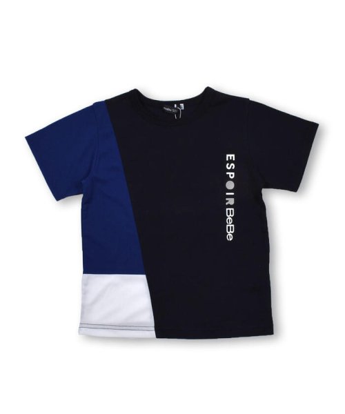 BeBe(ベベ)/配色 切り替え 強撚　スムース Tシャツ（90～140cm）/img06