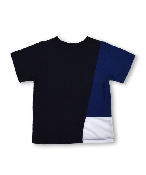 BeBe(ベベ)/配色 切り替え 強撚　スムース Tシャツ（90～140cm）/img07