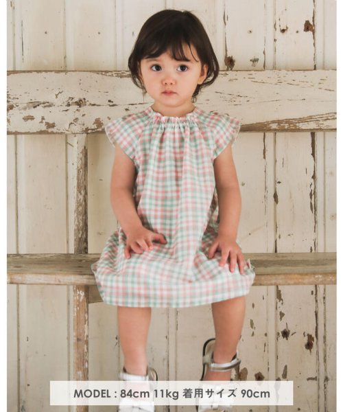 A ライン ギャザー チェック ワンピース 80 100cm ベベ Bebe Magaseek A ライン ギャザー チェック ワンピース 80 100cm ベベ Bebe Magaseek