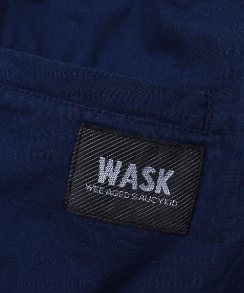 WASK(ワスク)/5.5分丈 切り替え シーチング カーゴパンツ (100~160cm)/img06