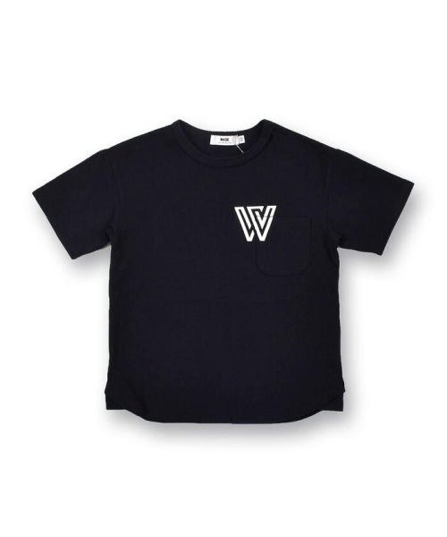 WASK(ワスク)/トラ エンボス加工 天竺 ワイド Tシャツ (100~160cm)/img05