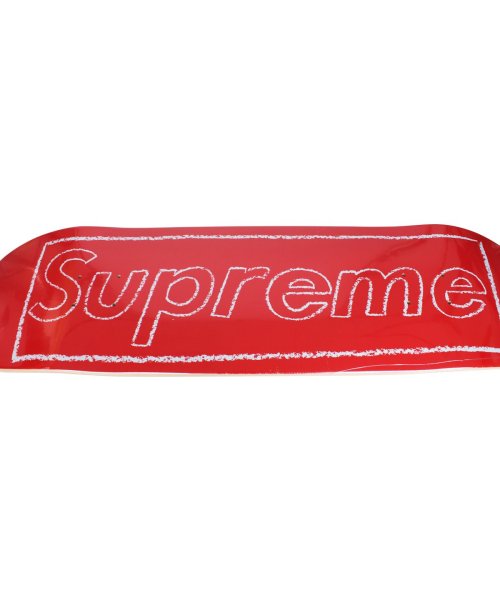 Supreme(シュプリーム)/Supreme KAWS シュプリーム カウズ チョークロゴ スケートボード スケートデッキ スケボー 板 コラボ 限定 CHALK SKATEBOARD/img05