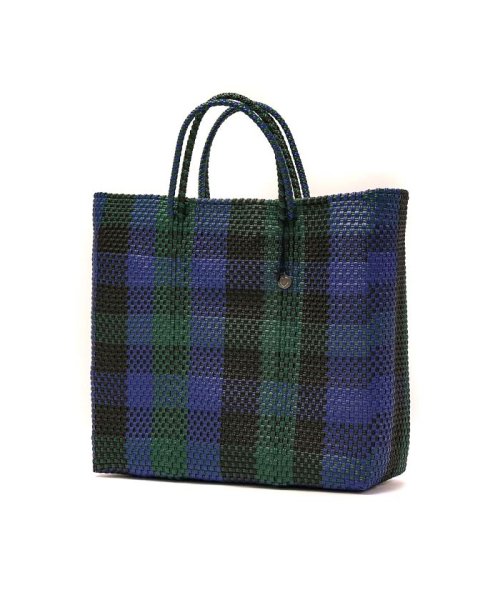 OJO DE MEX　(オホデメックス)/オホ デ メックス トート OJO DE MEX バッグ Plastico CAGO Tote Check M A4 カゴトート/img01