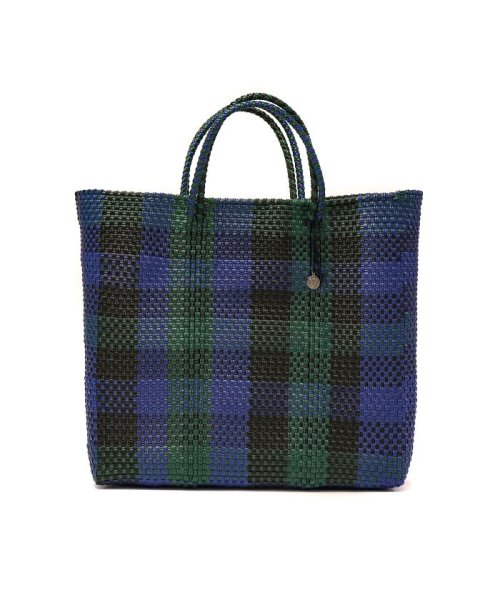 OJO DE MEX　(オホデメックス)/オホ デ メックス トート OJO DE MEX バッグ Plastico CAGO Tote Check M A4 カゴトート/img02